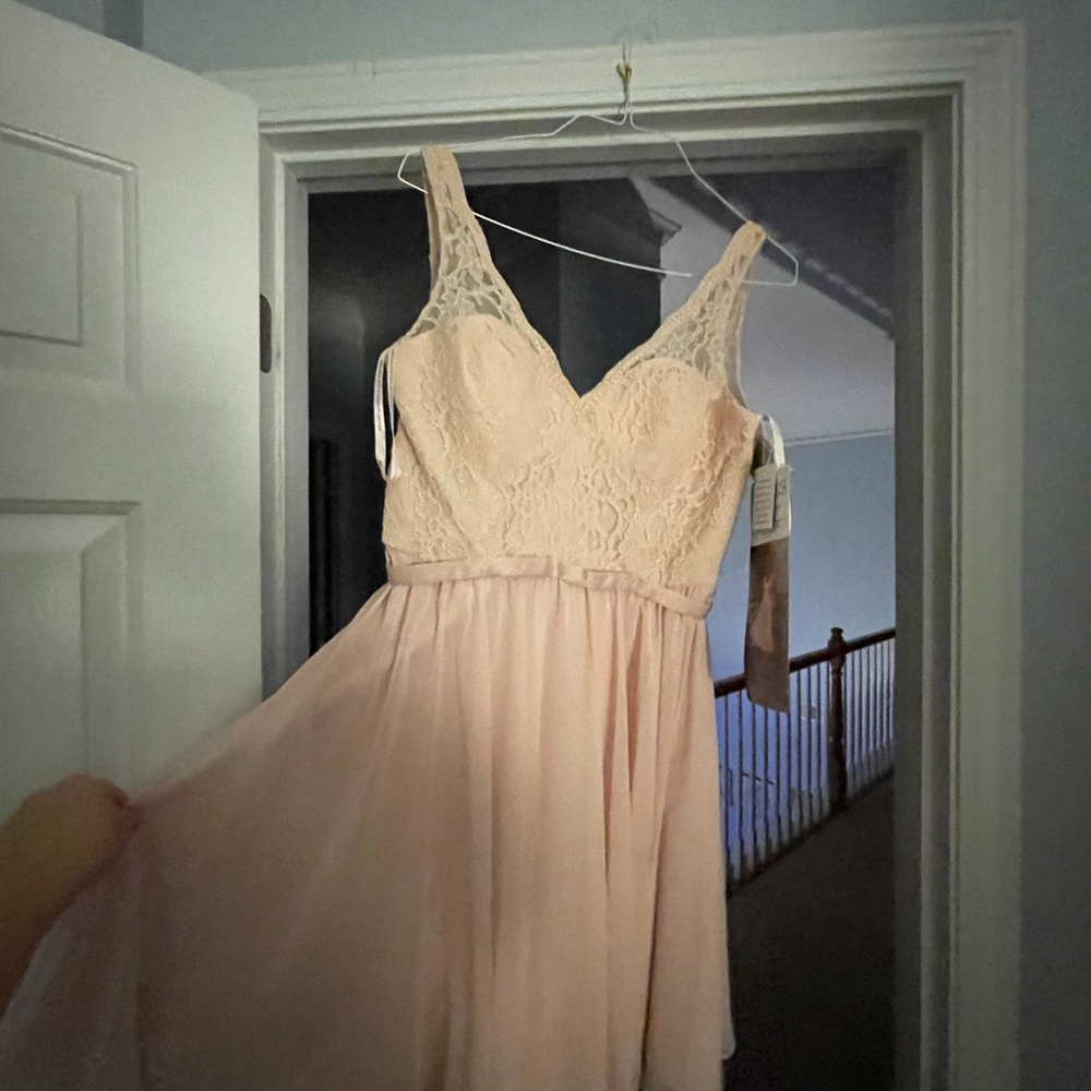 Morilee dress blush